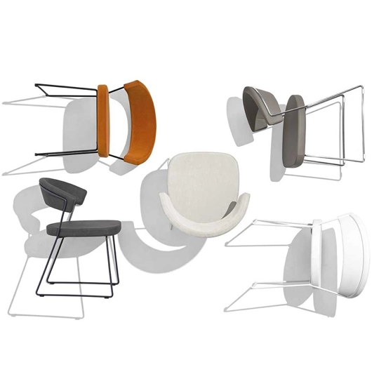 New York CB1022 Sedie imbottite Connubia 3