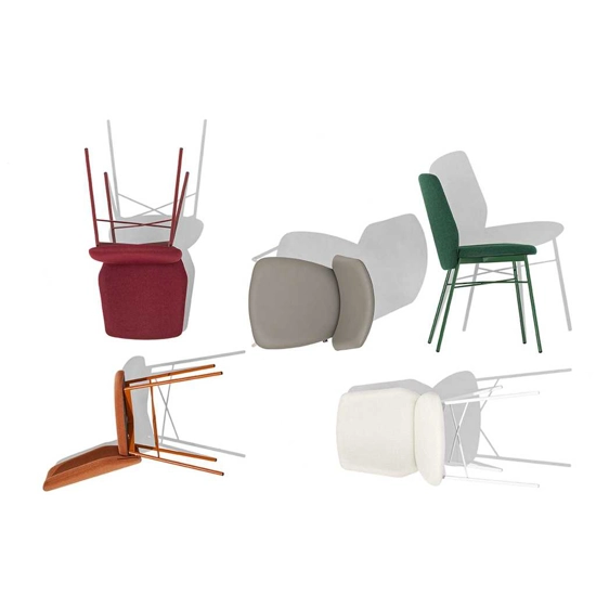 Sibilla Soft CB1959-A Sedie imbottite Connubia 3