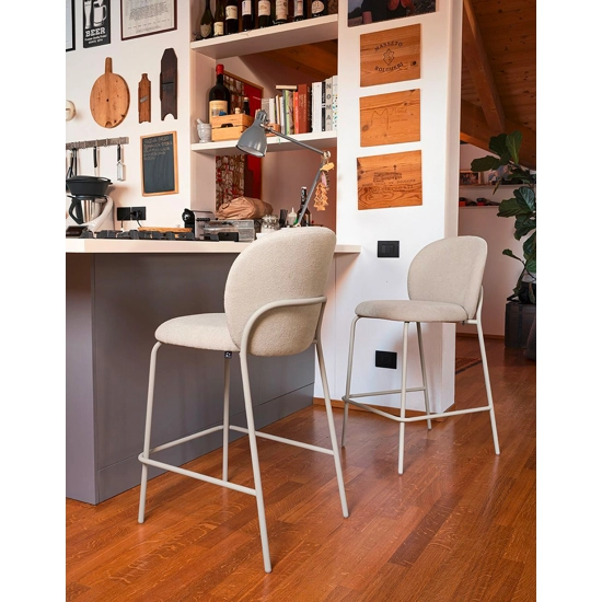 COZY MID CB2309 Upholstered stools Connubia 2