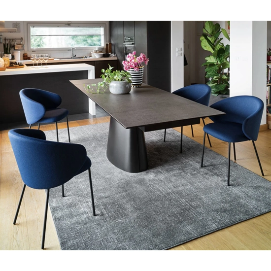 Ellisse 160x90 (200-240) - CB4858-R-160 Tavoli moderni Connubia 2