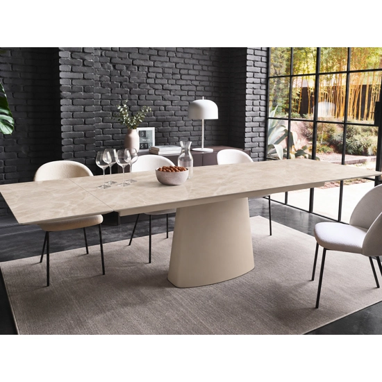 Ellisse 160x90 (200-240) - CB4858-R-160 Modern tables Connubia 7
