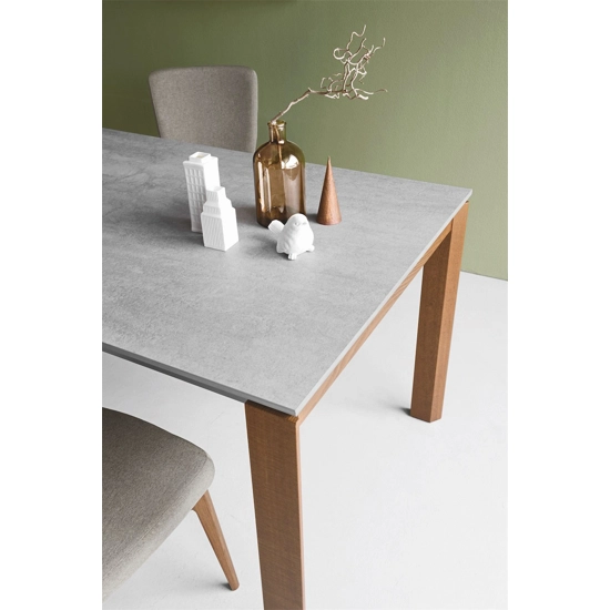 Eminence W 130x90 (180) - Gambe Legno Tavoli moderni Connubia 7