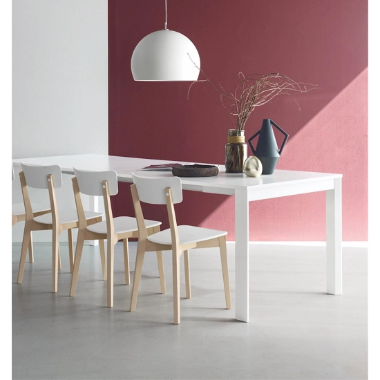 Eminence W 160x90 (210-260-310) - Gambe Legno Tavoli moderni Connubia 8