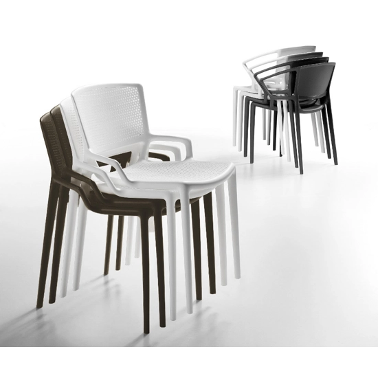 Perforated flower Garden and outdoor chairs infiniti 4