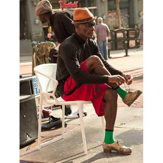 Perforated flower Garden and outdoor chairs infiniti 5