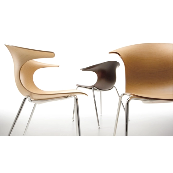 Loop 3D wood Sedia in legno moderna infiniti 1