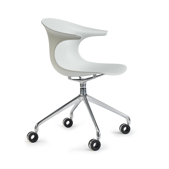 Loop Swivel with Castors Sedie home office Infiniti 1