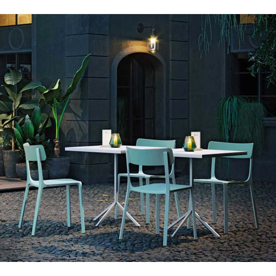 Ruelle Plastic Back Metal chairs infiniti 2