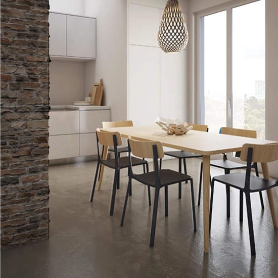 Ruelle Wooden Back Sedie in metallo Infiniti 1