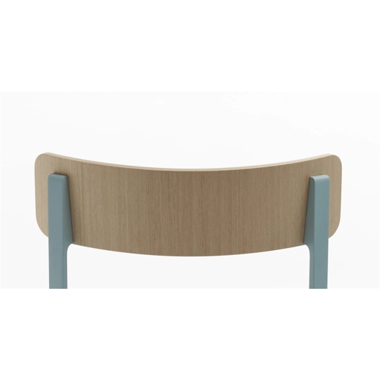 Ruelle Wooden Back Sedie in metallo Infiniti 8