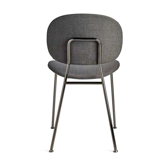 Tondina Pop 4 Legs upholstered Sedia in metallo infiniti