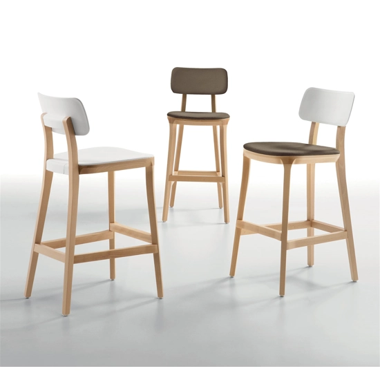 Porta Venezia stool Sgabello in legno infiniti