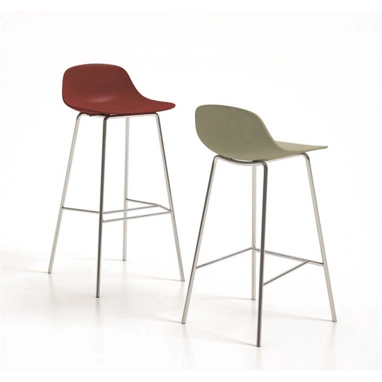 Pure Loop Mini Stool 4 Legs Sgabello in plastica infiniti