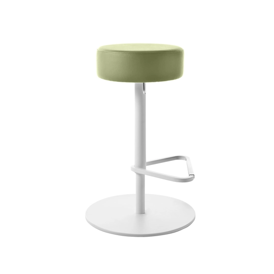 Kat  Padded - Girevole con Base Tonda Piana Office stools Kastel