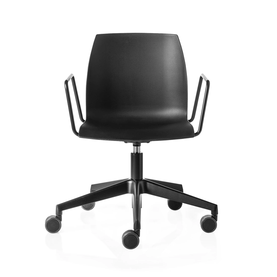Kalea Braccioli - Girevole e Alzo Gas basamento 5 razze Smart working chairs Kastel