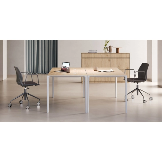 Kalea Braccioli - Girevole 4 piedi con ruote e alzo gas Smart working chairs Kastel