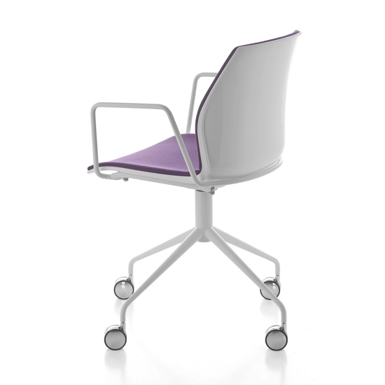Kalea Braccioli - Girevole 4 Piedi con Ruote Sedie smart working Kastel 2