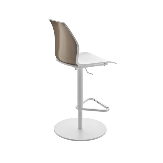 Kalea Sgabello Alzo Gas - Base Piana Sgabelli in plastica Kastel 3