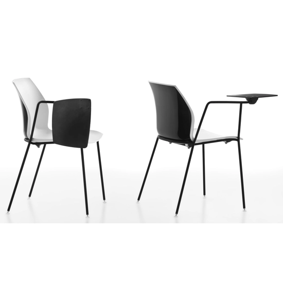 Kalea Braccioli + tavoletta Sedie da attesa e collettività Kastel 3