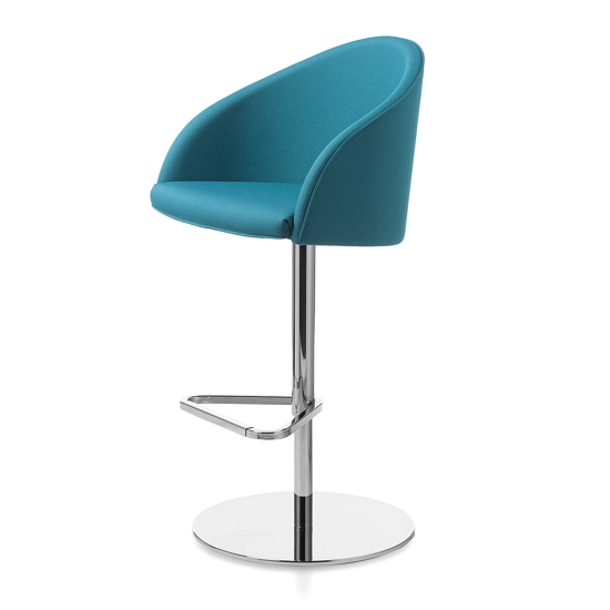 Kameo Stool - Girevole con Base Tonda Sgabelli imbottiti Kastel 5