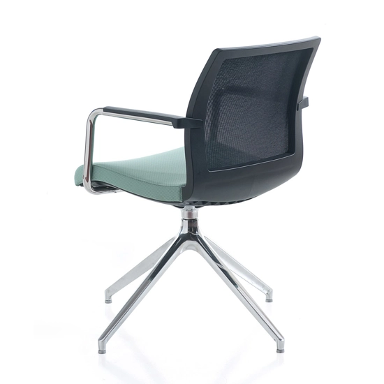 Karma Schienale Rete - 4 Piedi Alluminio Lucido Sedie da attesa e collettività Kastel 1