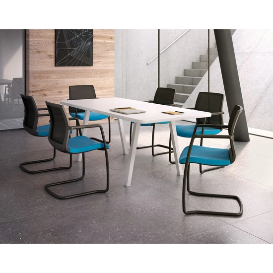 Karma Schienale Rete - Gamba a Slitta Sedie home office Kastel 4