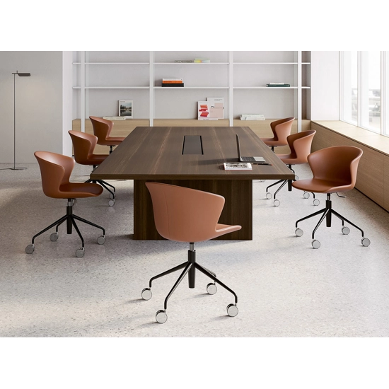 Kicca Plus - Girevole 4 Piedi con Ruote Sedie smart working Kastel 4