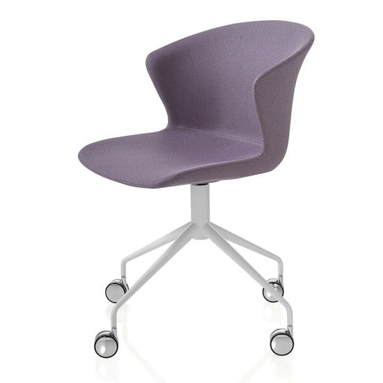 Kicca Plus - Girevole 4 Piedi con Ruote Sedie smart working Kastel
