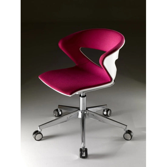 Kicca - Girevole con gas con basamento a 5 razze Sedie home office Kastel 2