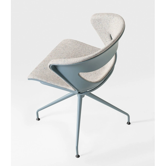 Kicca - Girevole 4 Piedi Sedie in plastica di design Kastel 4