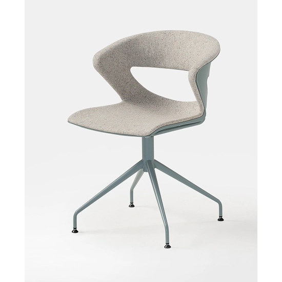 Kicca - Girevole 4 Piedi Sedie in plastica di design Kastel 3