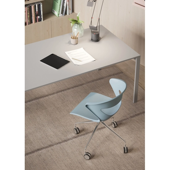 Kicca - Girevole 4 Piedi con Ruote Sedie home office Kastel 2