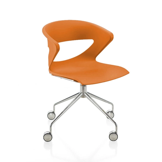 Kicca - Girevole 4 Piedi con Ruote Sedie home office Kastel 4