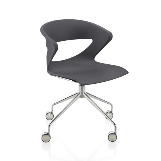 Kicca - Girevole 4 Piedi con Ruote Sedie home office Kastel 13