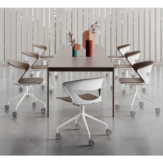 Kicca - Girevole 4 Piedi con Ruote Sedie home office Kastel 18