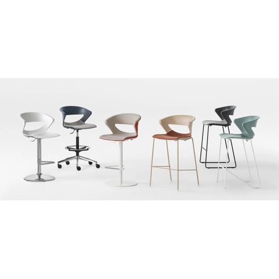 Kicca Sgabello Slitta Sgabelli in metallo Kastel 3