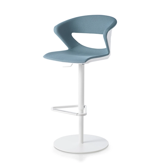 Kicca Sgabello Girevole con Base Piana Sgabelli in plastica Kastel