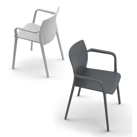 Klia Braccioli (prezzo per sedia in imballo da 2 pz.) Sedie in plastica di design Kastel 10