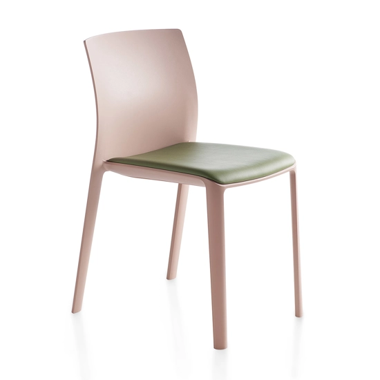 Klia - Seduta Imbottita Sedie in plastica di design Kastel