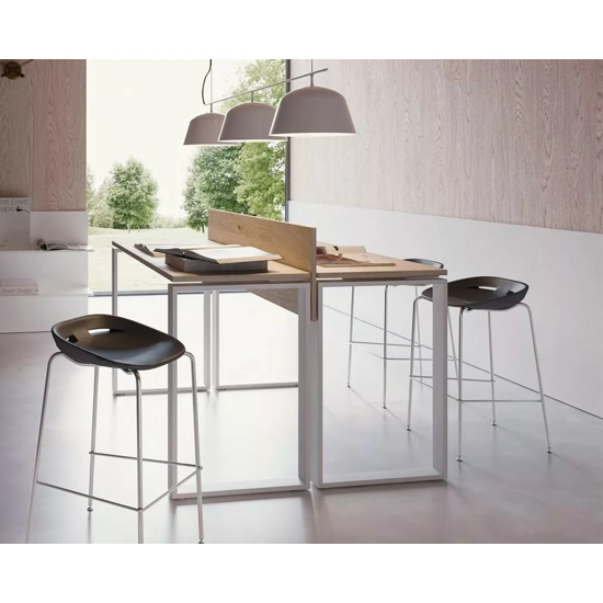 Klou Fixed Metal stools Kastel