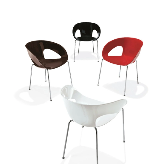 Krizia - 4 Gambe Plastic chairs Kastel
