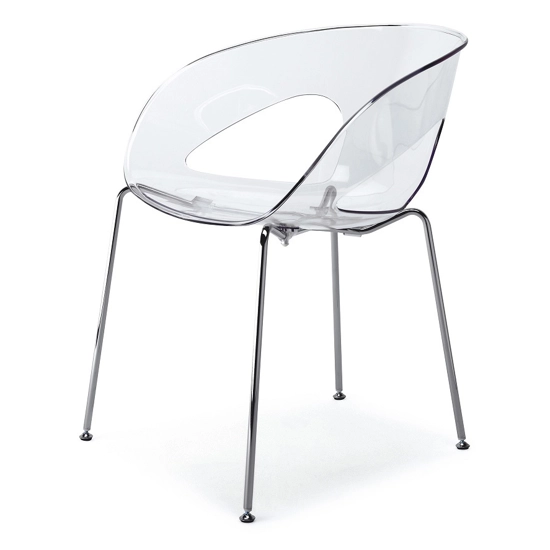 Krizia - 4 Gambe Sedie in plastica di design Kastel 6