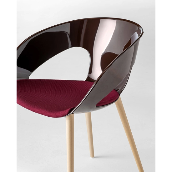 Krizia - Gamba Legno Sedie in legno moderne Kastel 2