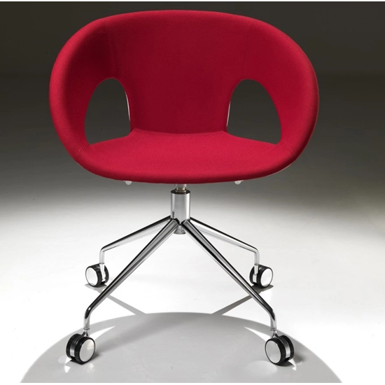 Krizia - Girevole 4 Piedi con Ruote Sedie smart working Kastel 1