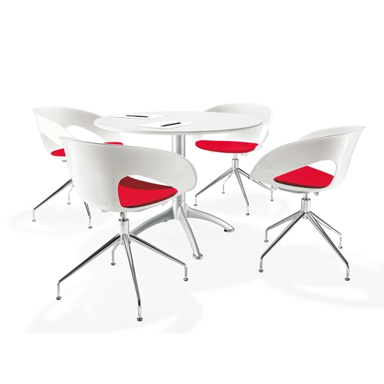 Krizia - Girevole 4 Piedi Sedie in plastica di design Kastel 2