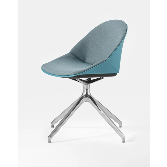 Kross - Girevole 4 Piedi Alluminio Lucido Smart working chairs Kastel