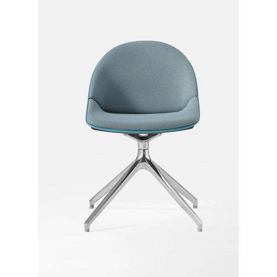 Kross - Girevole 4 Piedi Alluminio Lucido Sedie smart working Kastel 2