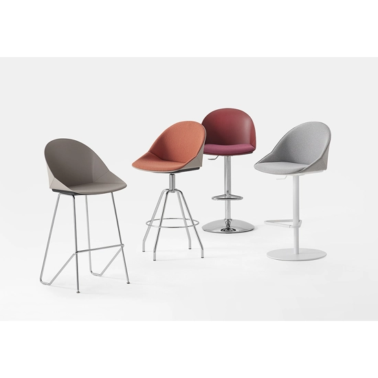 Kross Stool - Base Tonda Piana con Alzo Gas Sgabelli in plastica Kastel 3
