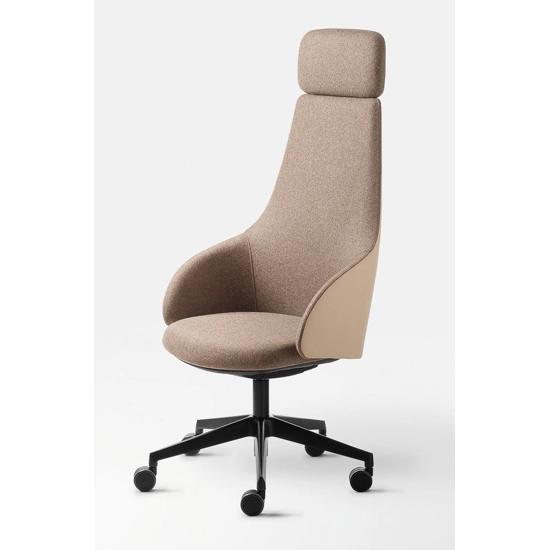 Kontea Alta con Appoggiatesta Sedie direzionali per ufficio Kastel 1