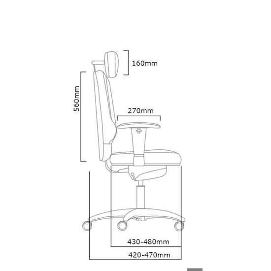 Classic Universal - Ergo System Ergonomic office chairs Kulik System 11